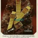 OMEGA - 1973 - SELF WINDING CHRONOMETERS ULTIMATE IN ELEGANCE PRINT AD