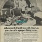 PAN AM - 1973 - PROPER DINING ROOM IN FIRST CLASS PRINT AD