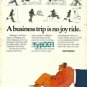 AIR FRANCE - 1973 - A BUSINESS TRIP IS NO JOY RIDE PRINT AD - BLACHON