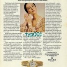 ROLEX - 1973 - HER WATCH IS GUARANTEED TO 27.5 FATHOMS PRINT AD