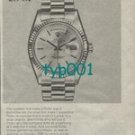 TIME MAG - ROLEX - 1973 -  TIME IS A PART OF ROLEX'S BUSINESS PRINT AD