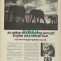 TAP PORTUGESE AIRLINES - 1973 - BIG ENOUGH TO PLAN YOUR AFRICAN TOUR PRINT AD