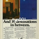 BRITISH CALEDONIAN - 1985 - LA HONG KONG AND 39 DESTINATIONS IN BETWEEN PRINT AD