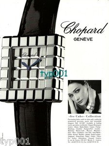 CHOPARD - 1999 - ICE CUBE WATCHES PRINT AD