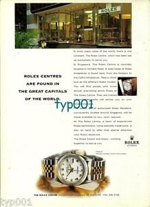 ROLEX - 1998 - ROLEX CENTERS ARE FOUND IN GREAT CAPITALS OF THE WORLD 1 PRINT AD