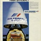 AIR FRANCE - 1983 - HIGH EFFICIENCY CARGO PRINT AD