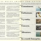 ROLEX - 1990 - ROLEX AWARDS FOR ENTERPRISE PRINT AD
