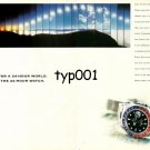 ROLEX - 1998 - FOR A 24 HOUR WORLD 24 HOUR WATCH - GMT MASTER PRINT AD