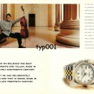 ROLEX - 1999 - YO-YO MA BELIEVES BEST INSTRUMENTS ARE ITALIAN PRINT AD