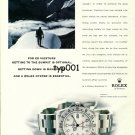 ROLEX - 1999 - MOUNTAINEER ED VIESTURS & HIS EXPLORER II PRINT AD