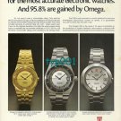 OMEGA - 1974 - ELECTRONIC CHRONOMETER TITLE FOR THE MOST ACCURATE WATCH PRINT AD