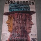 ERIC BURDON 1973 THE LEGEND BACK IN CONCERT IN MUNICH POSTER - ANIMALS - WAR