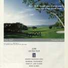 ROLEX - 2001 - CNBC PRO GOLF PROGS SPONSORED BY ROLEX PGA TOUR PRINT AD