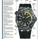 AUDEMARS PIGUET - 2013 -  ROYAL OAK OFFSHORE DIVER TEST ADVERTORIAL