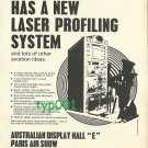 AUSTRALIA - 1973 - NEW LASER PROFILING SYSTEM AND OTHER AVIATION IDEAS PRINT AD