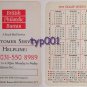 BRITISH PHILATELIC BUREAU 1993 STAMPS WALLET CALENDAR