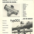 FAURE HERMAN - 1973 - FLOW METERS FOR AVIATION PRINT AD