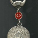 TURKISH AIR FORCE 7. BASE PHANTOM PHIXERS LOGO MEDAL KEY CHAIN