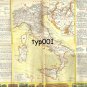 ROME 1960 OLYMPICS - VOYAGE ITALIE MAP BROCHURE