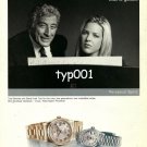 ROLEX - 2002 - TONNY BENNETT & DIANA KRALL SILENCE IS NOT GOLDEN PRINT AD