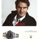 ROLEX - 2014 - ROGER FEDERER GMT MASTER II TURKISH PRINT AD