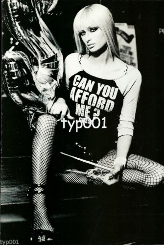 GUESS - 2004 - PARIS HILTON - FASHION HOSIERY PANTYHOSE 4 PAGE PRINT AD