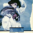 MCCOMBER - 1988 - VENUS OF THE NORTH WINDS LADY IN FUR COAT PRINT AD
