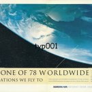KOREAN AIR - 1996 - ONE OF OUR 78 WORLDWIDE DESTINATIONS PRINT AD