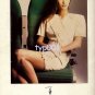 TRUSSARDI - 1988 - A PLANE A WOMAN ALL DRESSED BY SAME STYLIST ALITALIA PRINT AD
