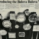 BULOVA - 1968 - REINTRODUCING THE BULOVA BULOVA WATCH VINTAGE PRINT AD