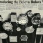 BULOVA - 1968 - REINTRODUCING THE BULOVA BULOVA WATCH VINTAGE PRINT AD