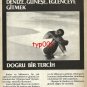 OLYMPIC AIRWAYS - 1985 - RIGHT CHOICE TO RHODES MYKONOS SUN FUN TURKISH PRINT AD