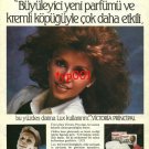 LUX- 1983 - VICTORIA PRINCIPAL BEAUTY SOAP TURKISH PRINT AD