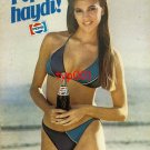 PEPSI COLA - 1984 - COME ON PEPSI GIRL IN A BIKINI TURKISH PRINT AD