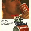 BIXI COLA - 1985 - NOW DRINK BIXI TO HEALTH FUN LOVE TURKISH PRINT AD