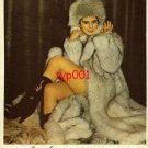PAK KÜRK FURS - 1982 - LADY IN FUR COAT & HAT TURKISH PRINT AD