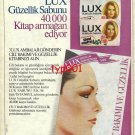 LUX- 1982 - BEAUTY BOOK GIFT CAMPAIGN TURKISH PRINT AD