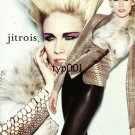 JITROIS - 2009 -  LADY IN LEATHER & FUR COAT FRENCH PRINT AD