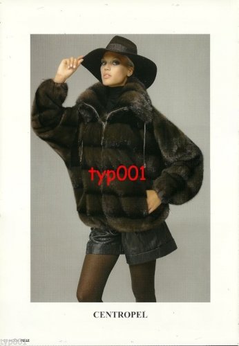 CENTROPEL - 2010 -  SEXY LADY IN FUR COAT HAT LEATHER SHORTS HOSIERY PRINT AD