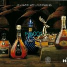 HINE - 1988 - LE COGNAC DES CONNAISSEURS PRINT AD
