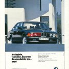 BMW - 1986 FOR THOSE AT THE SUMMIT OF SOCIETY & SUCCESS TURKISH PRINT AD