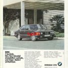 BMW - 1986 SERIES 7 NEW VALUES IN ADVANCED TECHNOLOGY CLASS TURKISH PRINT AD