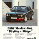 BMW - 1986 SHADOW LINE TURKISH PRINT AD