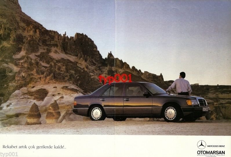 MERCEDES BENZ - 1990 FINALLY COMPETITION IS FAR BEHIND TURKISH PRINT AD