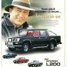 MITSUBISHI - 1999 L200  FEELING THE POWER TURKISH SINGER EROL EVGIN PRINT AD