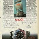 ROLEX - 1982 - EXPLORER THOR HEYERDAHL & HIS REED SHIP TIGRIS PRINT AD