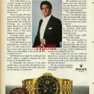 ROLEX - 1982 - TENOR PLACIDO DOMINGO & HIS FAVORITE INSTRUMENT PRINT AD