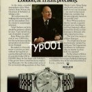 ROLEX - 1979 - SOTHEBY'S LONDON AT 11.00 A.M. PRECISELY PRINT AD