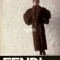 FENDI - 1986 - LADY IN RUSSIAN VISONE FUR COAT PRINT AD