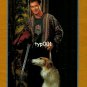 UMBERTO BLANCIONI - 1992 -SWEATER LEATHER COAT HUNTING RIFLE & HOUND PRINT AD